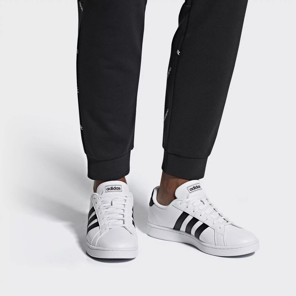 Adidas Grand Court Tenis Blancos Para Hombre (MX-44404)